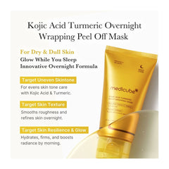 Medicube Kojic Acid Turmeric Night Wrapping Mask
