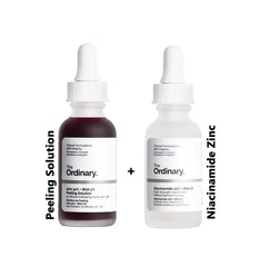 Niacinamide 10% Zinc 1% + Peeling Solution AHA 30% BHA 2% Combo