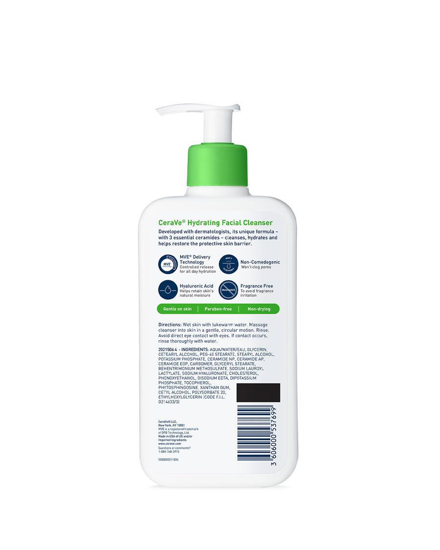 Cerave Hydrating Facial Cleanser